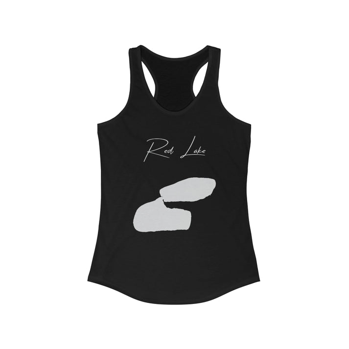 Minnesota  Red  Lake  Racerback-Tank  front  position  view  from  front  solid  black.webp