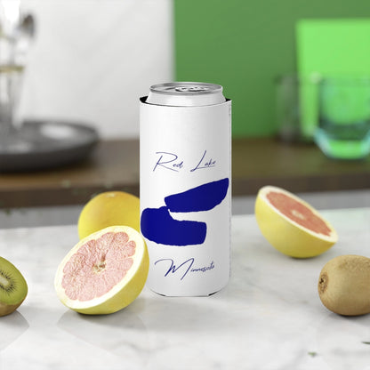 Minnesota  Red  Lake  Slim  Can  Koozie  front  position  view  from  context-2  white.webp