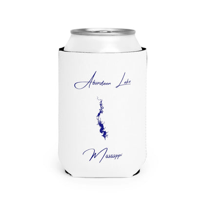 Mississippi  Aberdeen  Lake  Can  Koozie  front  position  view  from  front-2  white.webp