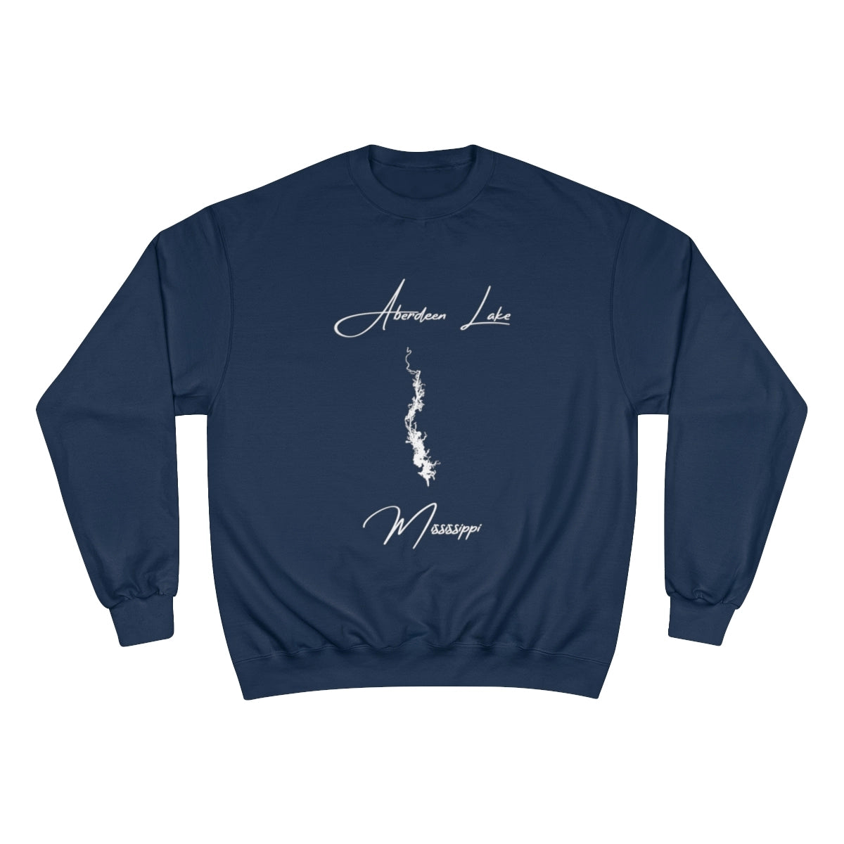 Mississippi  Aberdeen  Lake  Sweatshirt  front  position  view  from  front  navy.webp