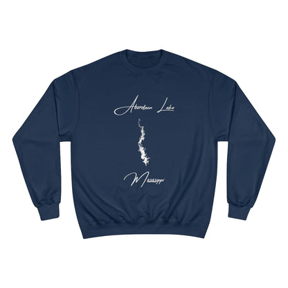 Mississippi  Aberdeen  Lake  Sweatshirt  front  position  view  from  front  navy.webp