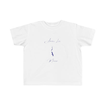 Mississippi  Aberdeen  Lake  Toddler  T-shirt  front  position  view  from  front  white.webp