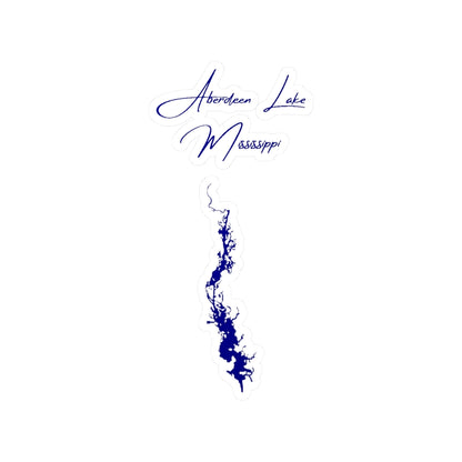 Mississippi  Aberdeen  Lake  Vinyl  Decal  other  position  view  from  front  4  x  6.webp