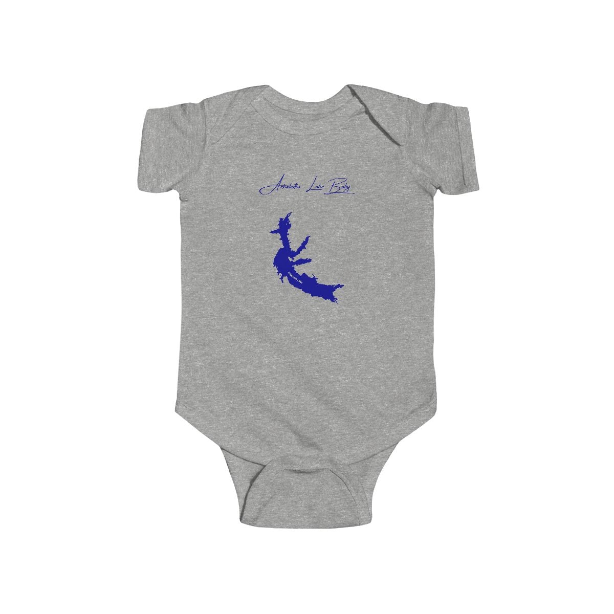 Mississippi  Arkabutla  Lake  Onesie  front  position  view  from  front  heather.webp