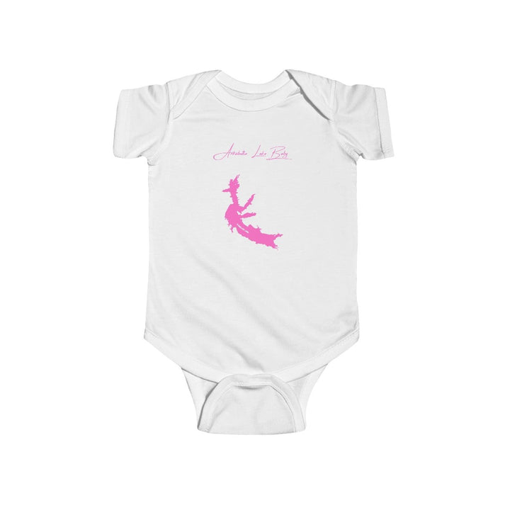 Mississippi  Arkabutla  Lake  Onesie  front  position  view  from  front  white.webp