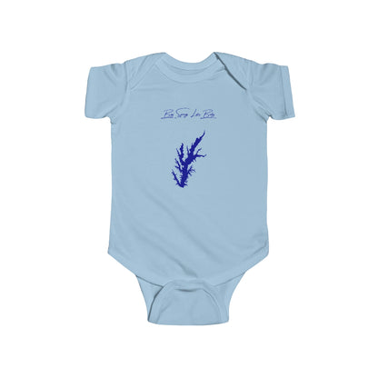 Mississippi  Bay  Springs  Lake  Onesie  front  position  view  from  front  light  blue.webp