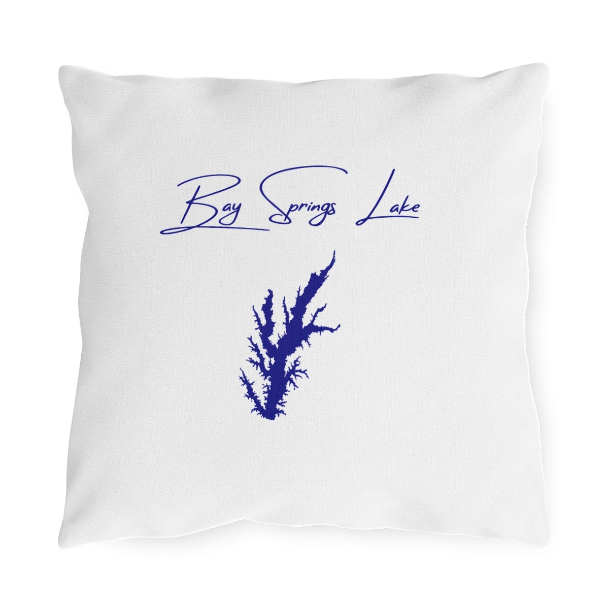 Mississippi  Bay  Springs  Lake  Outdoor  Pillow  front  position  view  from  front  16  x  16.webp