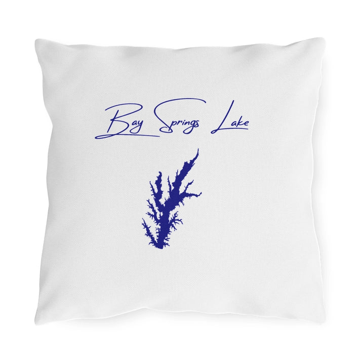 Mississippi  Bay  Springs  Lake  Outdoor  Pillow  front  position  view  from  front  16  x  16.webp