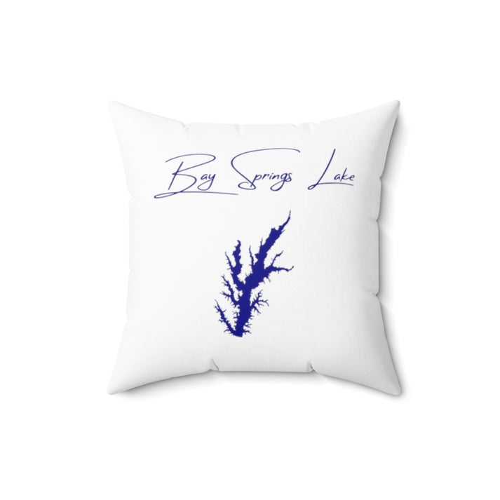 Mississippi  Bay  Springs  Lake  Pillow  front  position  view  from  back  16  x  16.webp