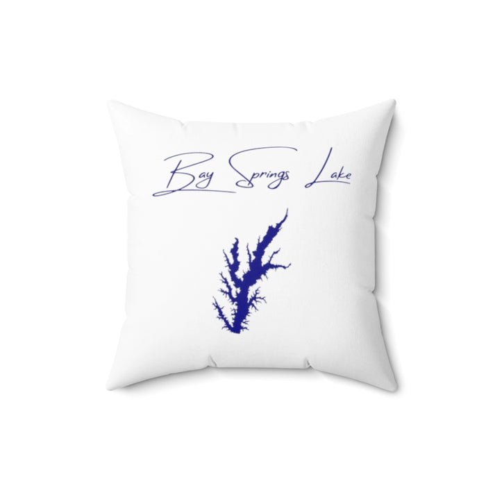 Mississippi  Bay  Springs  Lake  Pillow  front  position  view  from  front  16  x  16.webp