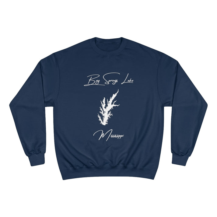 Mississippi  Bay  Springs  Lake  Sweatshirt  front  position  view  from  front  navy.webp
