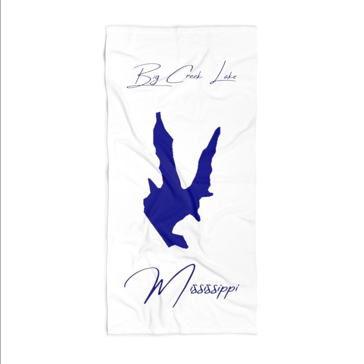 Mississippi  Big  Creek  Lake  Beach  Towel  front  position  view  from  front  36  x  72.webp