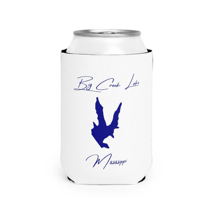Mississippi  Big  Creek  Lake  Can  Koozie  front  position  view  from  front-2  white.webp