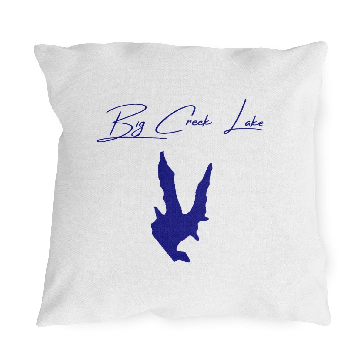 Mississippi  Big  Creek  Lake  Outdoor  Pillow  front  position  view  from  front  18  x  18.webp