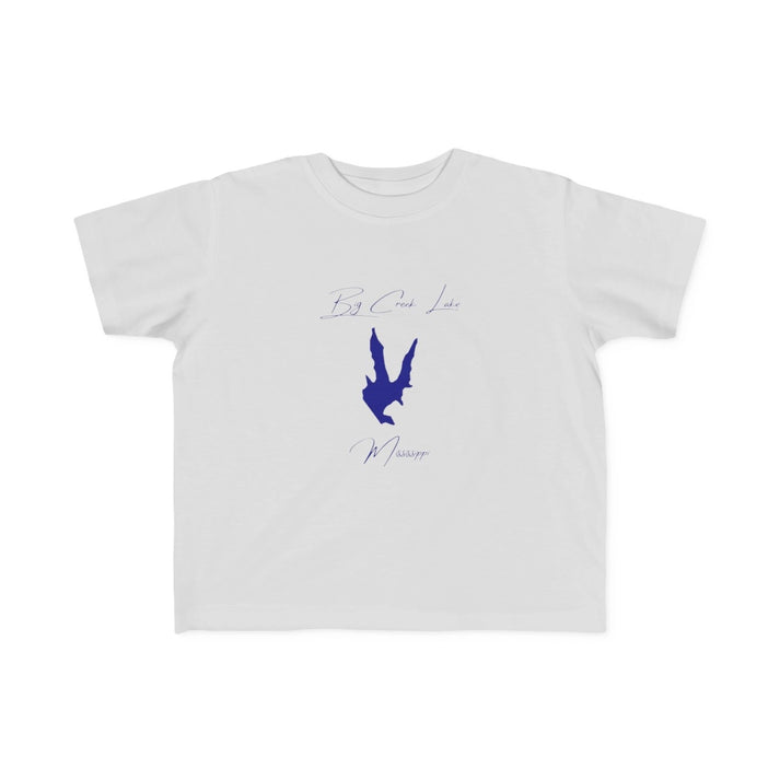 Mississippi  Big  Creek  Lake  Toddler  T-shirt  front  position  view  from  front  silver.webp