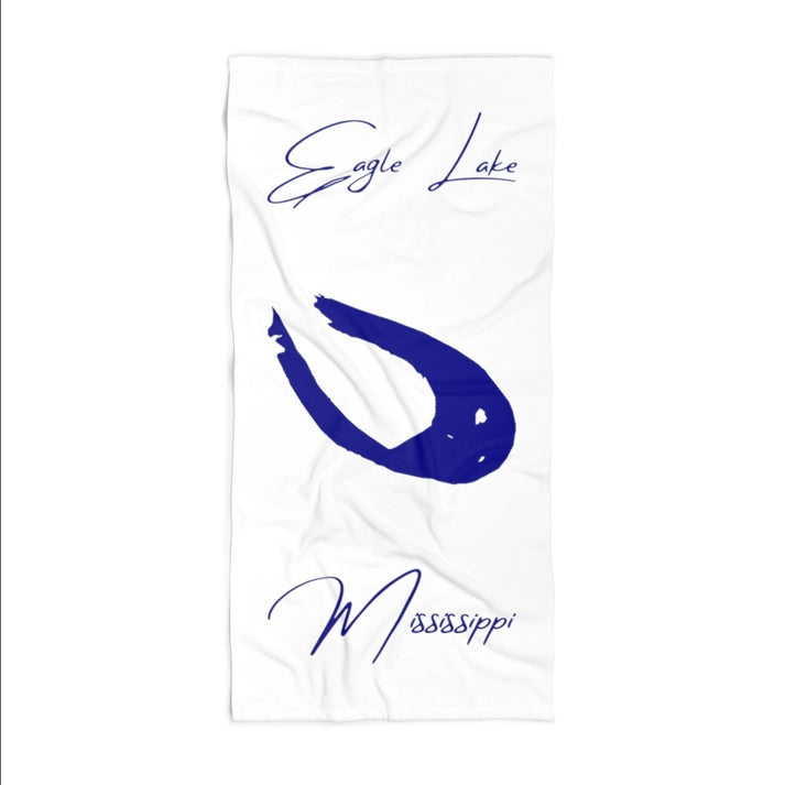 Mississippi  Eagle  Lake  Beach  Towel  front  position  view  from  front  36  x  72.webp