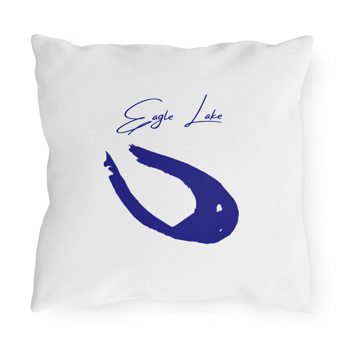 Mississippi  Eagle  Lake  Outdoor  Pillow  back  position  view  from  back  16  x  16.webp
