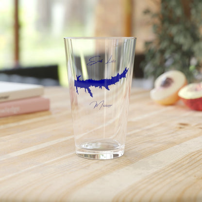 Mississippi  Enid  Lake  16oz  Pint  Glass  front  position  view  from  context-2  16oz.webp