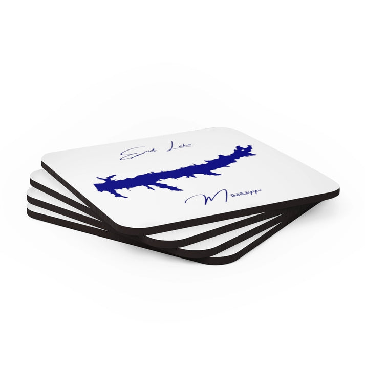 Mississippi  Enid  Lake  Coaster  Set  front  position  view  from  stacked  3.75  x  3.75.webp