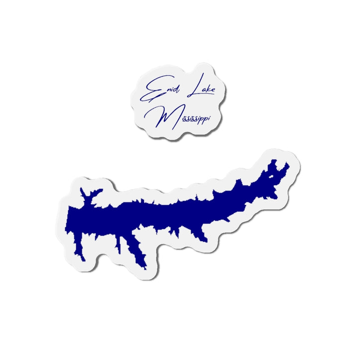 Mississippi  Enid  Lake  Die  Cut  Magnet  front  position  view  from  front  4  x  4.webp