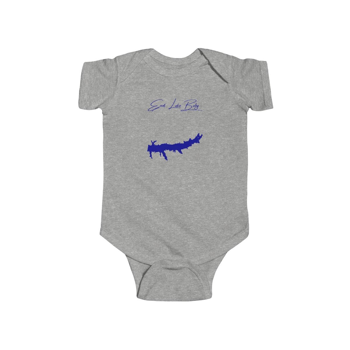 Mississippi  Enid  Lake  Onesie  front  position  view  from  front  heather.webp