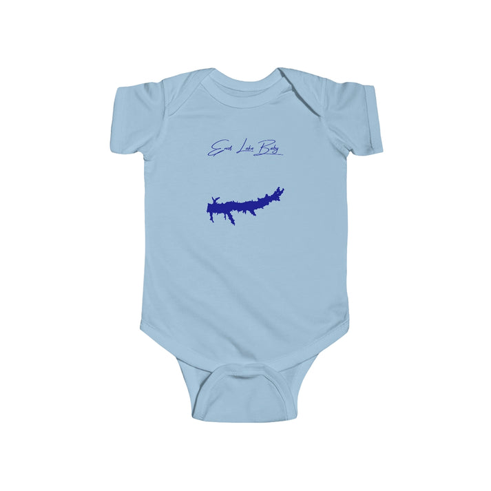 Mississippi  Enid  Lake  Onesie  front  position  view  from  front  light  blue.webp