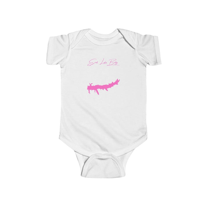 Mississippi  Enid  Lake  Onesie  front  position  view  from  front  white.webp