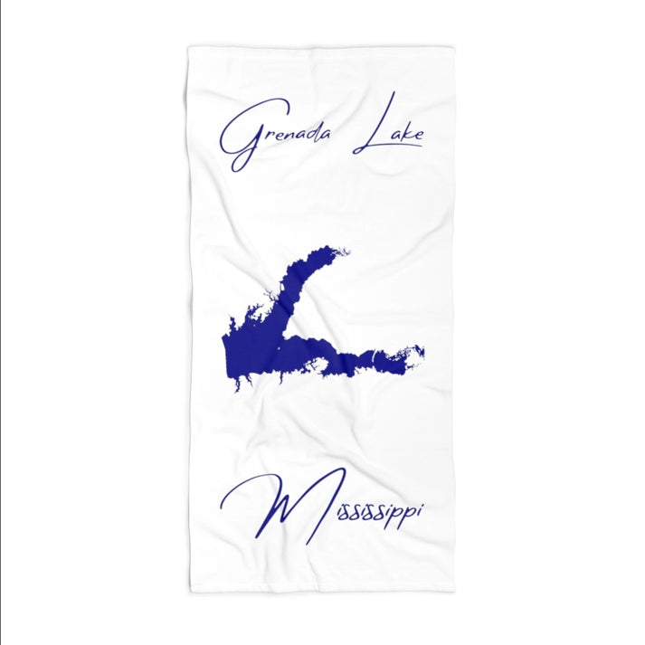 Mississippi  Grenada  Lake  Beach  Towel  front  position  view  from  front  36  x  72.webp