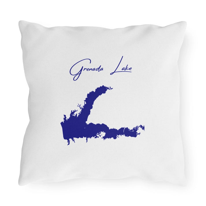 Mississippi  Grenada  Lake  Outdoor  Pillow  back  position  view  from  back  16  x  16.webp