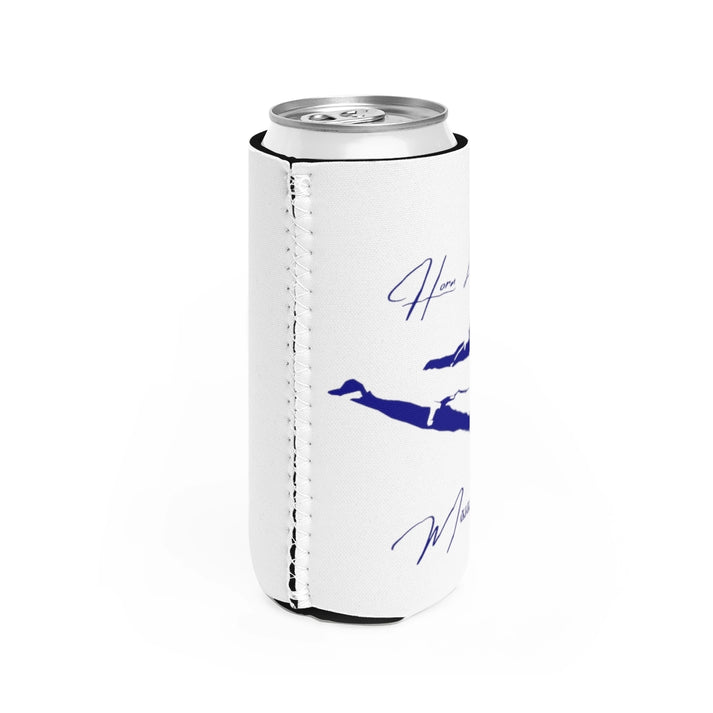 Mississippi  Horn  Lake  Slim  Can  Koozie  all  position  view  from  right  white.webp