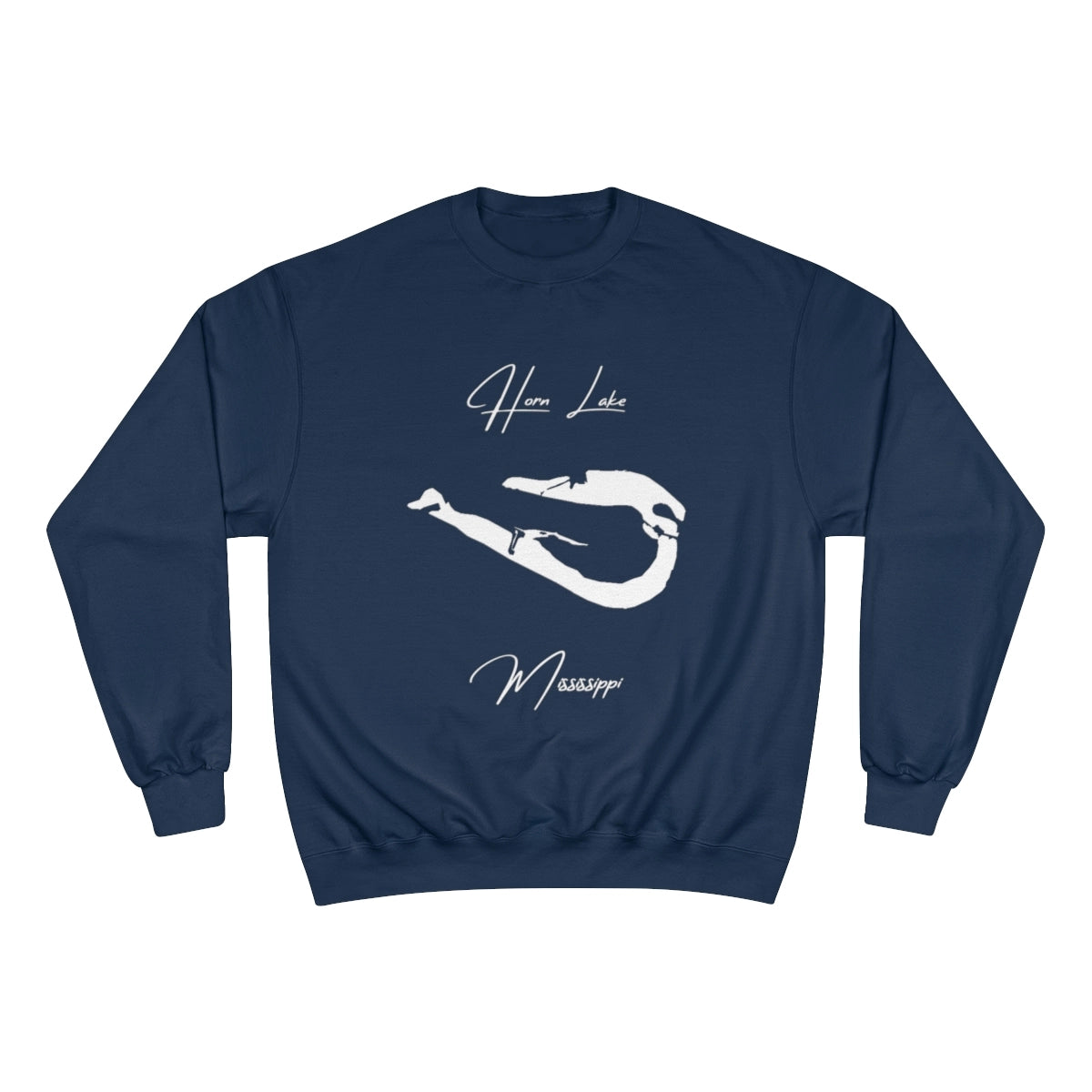 Mississippi  Horn  Lake  Sweatshirt  front  position  view  from  front  navy.webp