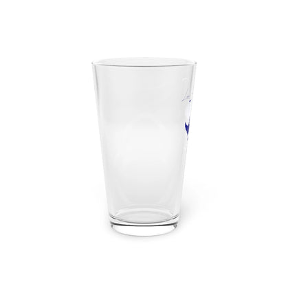 Mississippi  Lake  Bill  Waller  16oz  Pint  Glass  front  position  view  from  left  16oz.webp