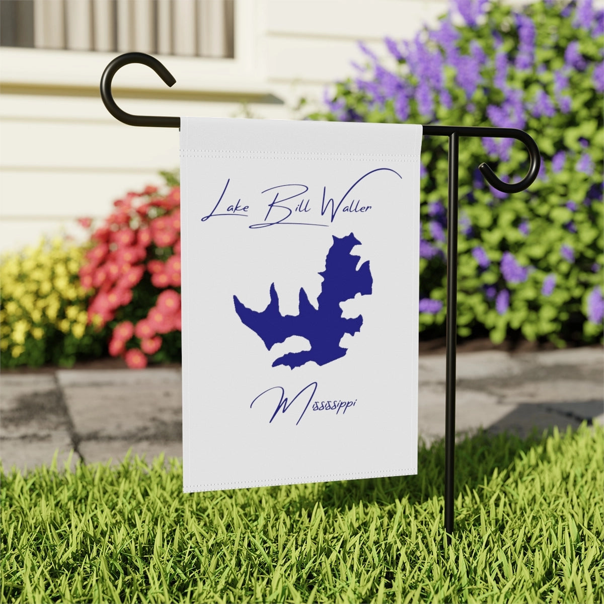 Mississippi  Lake  Bill  Waller  Garden  Banner  other  position  view  from  context-2  12''  x  18''.webp