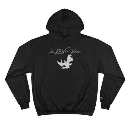 Mississippi  Lake  Bill  Waller  Hoodie  front  position  view  from  front  black.webp