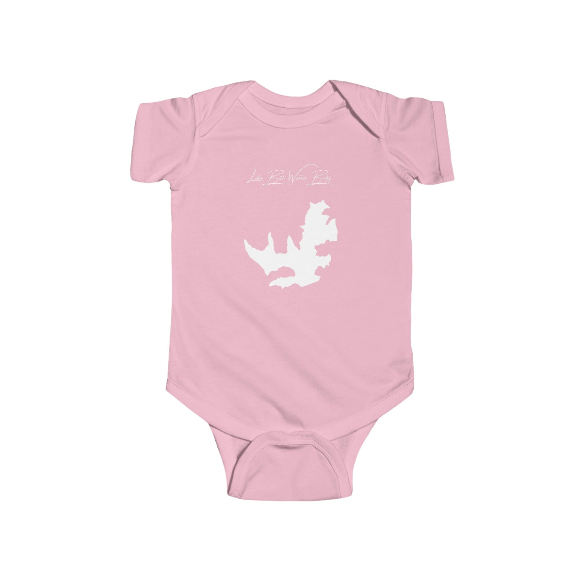 Mississippi  Lake  Bill  Waller  Onesie  front  position  view  from  front  pink.webp