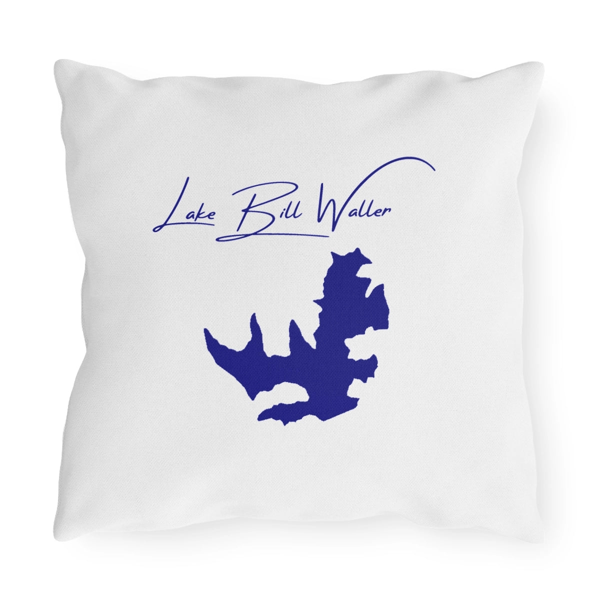 Mississippi  Lake  Bill  Waller  Outdoor  Pillow  back  position  view  from  back  16  x  16.webp
