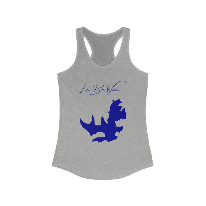 Mississippi  Lake  Bill  Waller  Racerback-Tank  front  position  view  from  front  heather  grey.webp