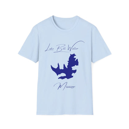 Mississippi  Lake  Bill  Waller  T-shirt  front  position  view  from  front  light  blue.webp
