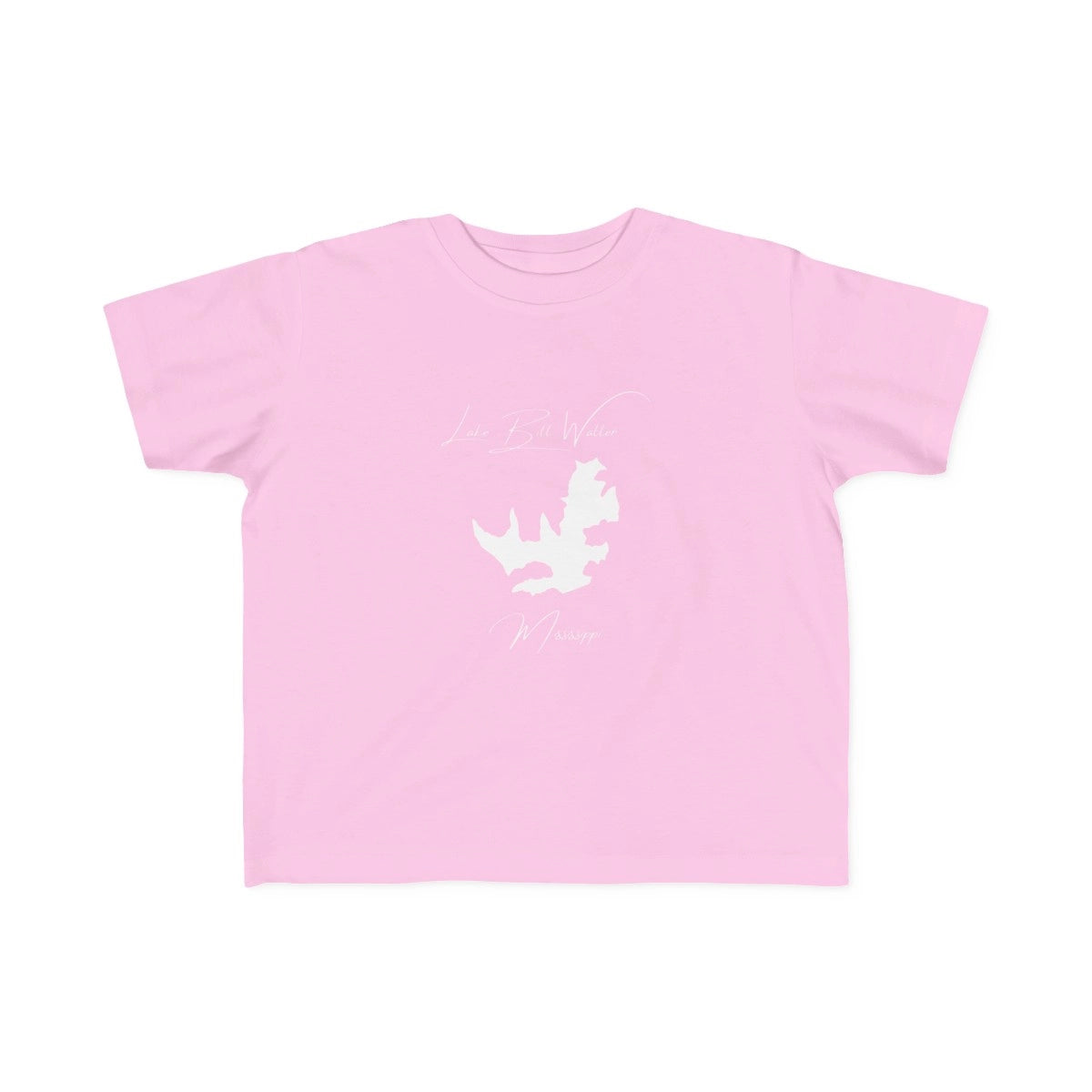 Mississippi  Lake  Bill  Waller  Toddler  T-shirt  front  position  view  from  front  pink.webp