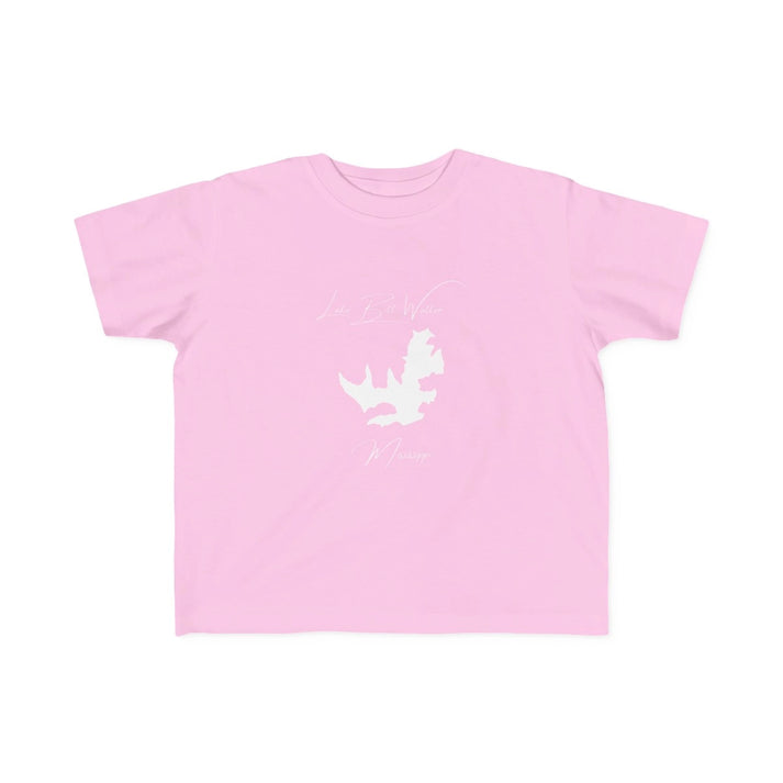 Mississippi  Lake  Bill  Waller  Toddler  T-shirt  front  position  view  from  front  pink.webp