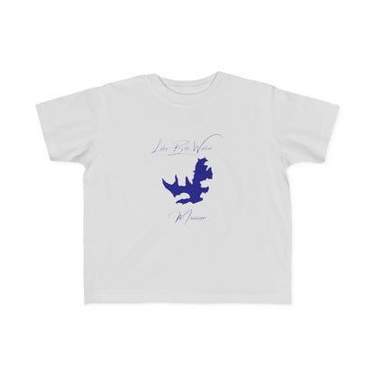Mississippi  Lake  Bill  Waller  Toddler  T-shirt  front  position  view  from  front  silver.webp