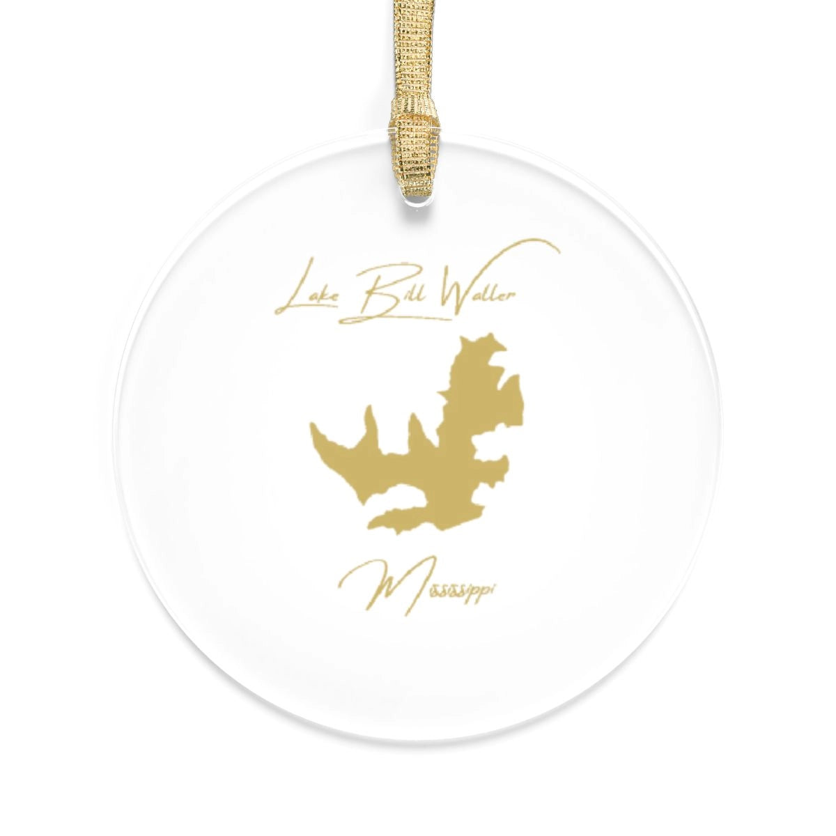 Mississippi  Lake  Bill  Waller  Tree  Ornament  other  position  view  from  front  round.webp