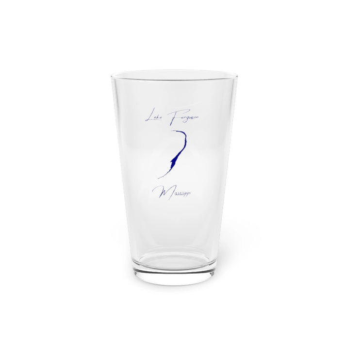 Mississippi  Lake  Ferguson  16oz  Pint  Glass  front  position  view  from  front  16oz.webp