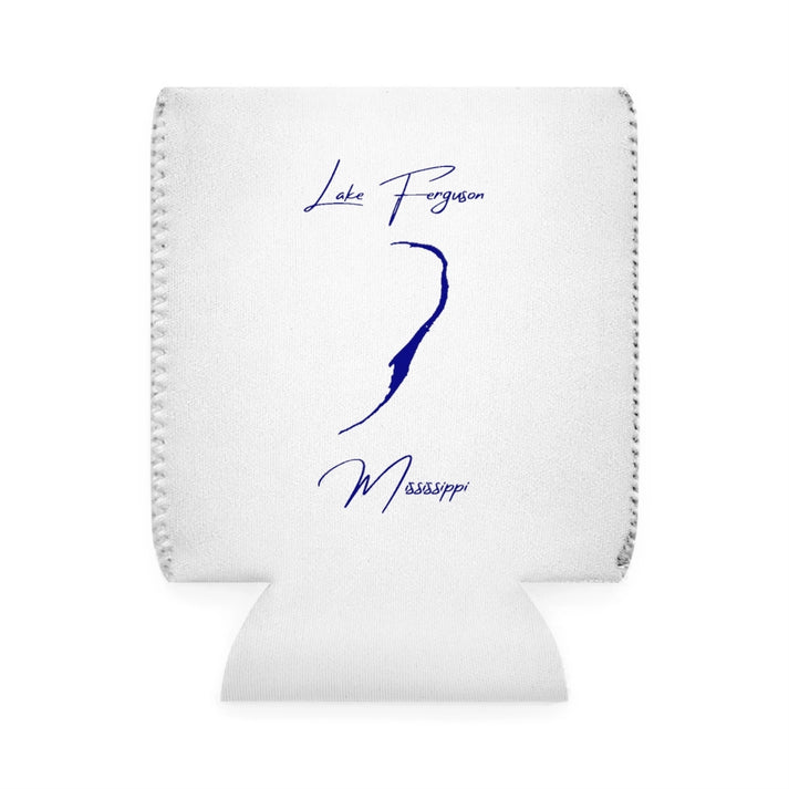Mississippi  Lake  Ferguson  Can  Koozie  front  position  view  from  front-1  white.webp