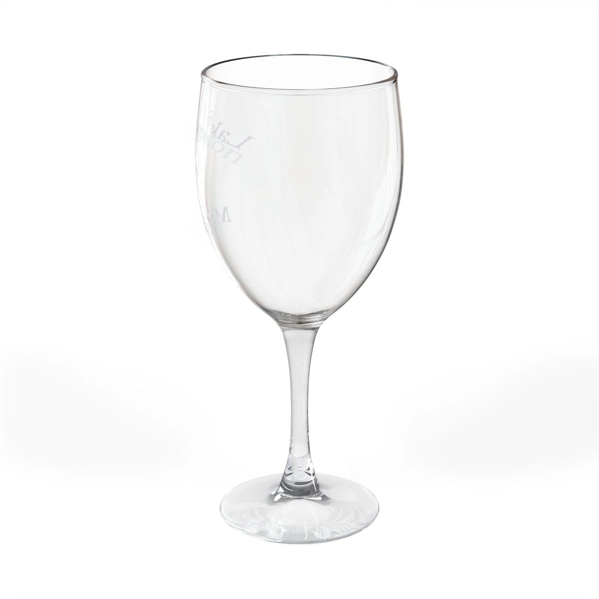 Mississippi  Lake  Ferguson  Engraved  Wine  Glass  other  position  view  from  left  10.5oz.webp