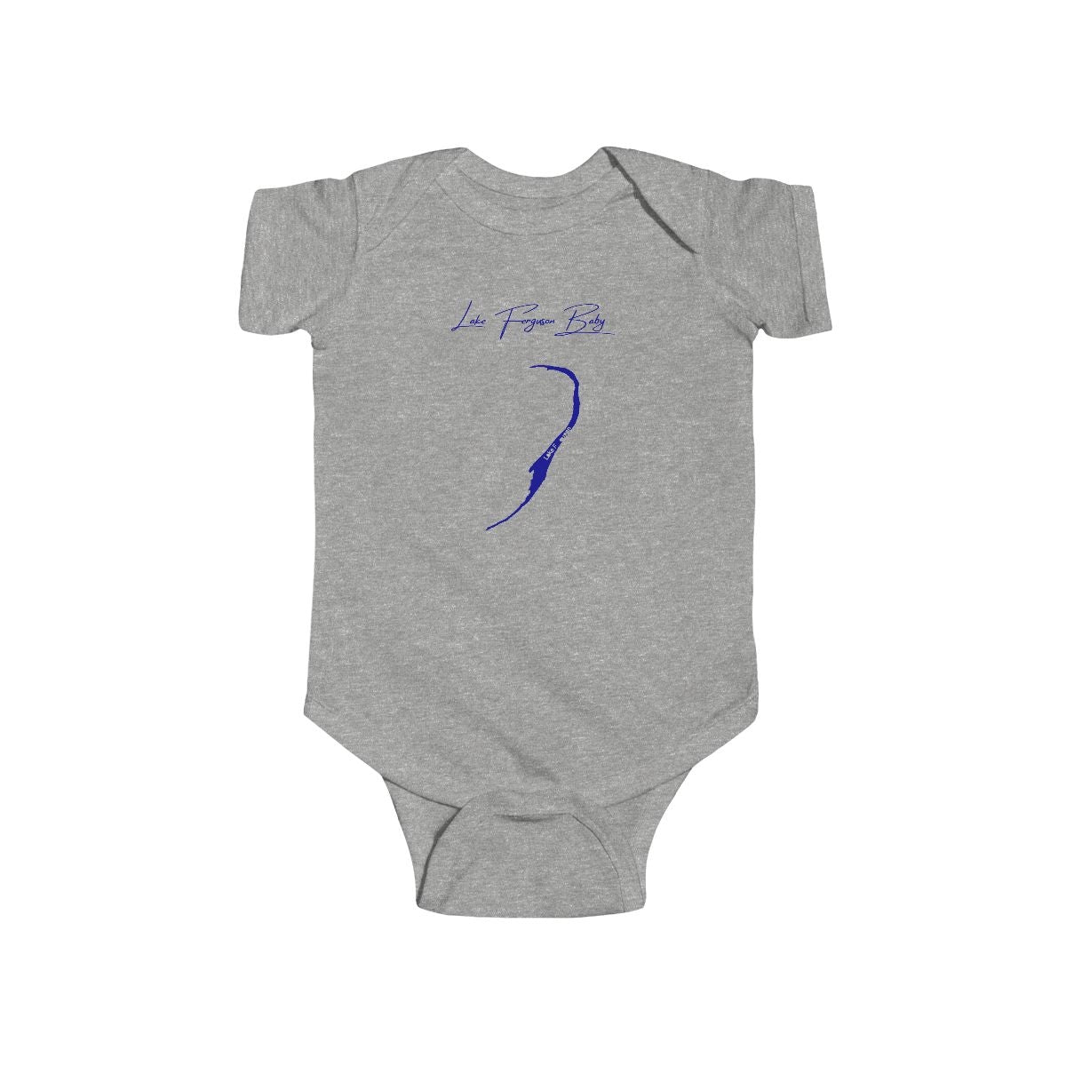 Mississippi  Lake  Ferguson  Onesie  front  position  view  from  front  heather.webp