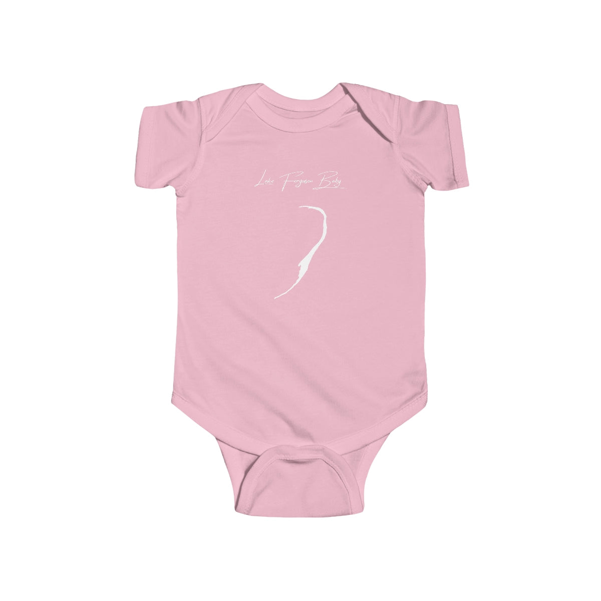 Mississippi  Lake  Ferguson  Onesie  front  position  view  from  front  pink.webp