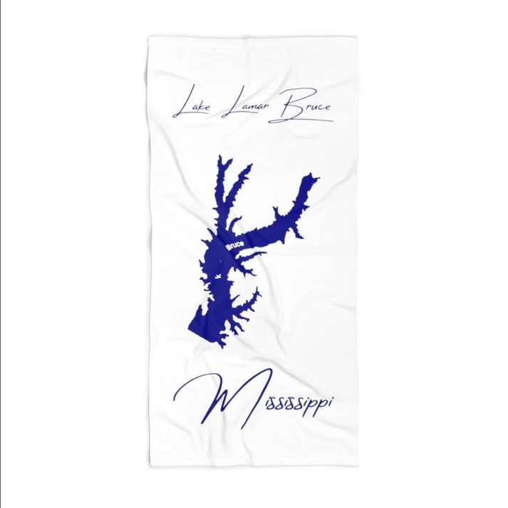 Mississippi  Lake  Lamar  Bruce  Beach  Towel  front  position  view  from  front  36  x  72.webp