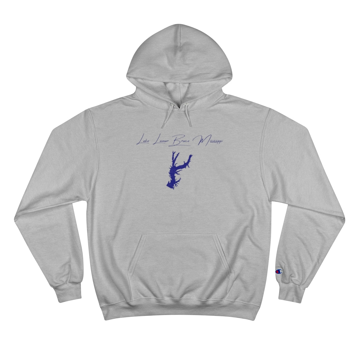 Mississippi  Lake  Lamar  Bruce  Hoodie  front  position  view  from  front  light  steel.webp