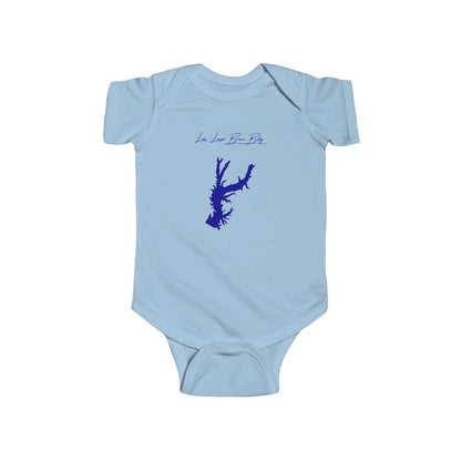 Mississippi  Lake  Lamar  Bruce  Onesie  front  position  view  from  front  light  blue.webp